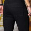 Man Pants Retro Washing Zipper Sretch Jeans Casual Slim Fit - Image 7