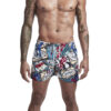 Men's Printed Three-Point Beach Shorts - Image 5