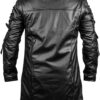 Plus Size Halloween Medieval Costume Punk Goth Style Leather Coat - Image 10
