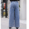 Fashion Loose Simple Casual Girls Jeans - Image 2