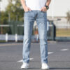 Summer Thin Jeans Men's Slim-fit Straight Trousers - Image 7