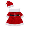 Autumn Baby Red Christmas Dress Hat - Image 6