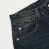 Punk Denim Shorts Men's High Street Wash - Image 5
