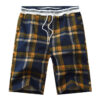 Summer Plaid Men's Casual Shorts - Image 5