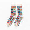 Autumn New Double-needle Double-way Socks Manufacturers Plaid Models - Image 5