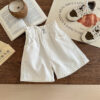 Girls' Jeans Bud Shaped Waist Shorts - Image 5