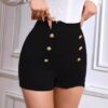 Women's Black Casual Shorts - Image 5