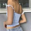 Stitching Lace Small Sling Age-reducing Slim Vest - Image 3