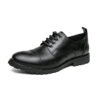 Three-joint Leather Shoes Men's Business Formal Wear Business Casual Round Head - Image 4