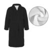 Golden Dragon Black Bathrobe For Men - Image 5