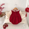 Newborn Fleece-lined Warm Baby Jumpsuit Winter Clothes - Image 5