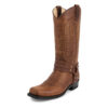 Handmade Wooden Heel Sole Denim Height Increasing 45cm Knight Men's Boots - Image 3
