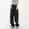 Blue Retro Straight Loose Jeans - Image 7