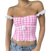 Stitching Lace Small Sling Age-reducing Slim Vest - Image 5