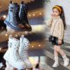 Autumn Winter Leather Children Shoes Boys Girls Boots - Image 6