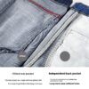 Cropped Pants Slim Fit Denim Shorts Cropped Pants Casual Jeans - Image 9