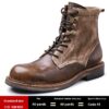 Spring And Autumn Retro Antique Thickened Martin Boots - Image 10