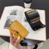 Solid Color Folding Women's Soft Leather Wallet - Image 6