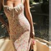 Floral Lace Trim Camisole Dress - Image 5