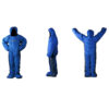 Blue Gray Color Patchwork Humanoid Sleeping Bag Human Body Can Walk Camping - Image 3