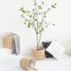 Handmade rattan flower basket - Image 3