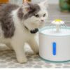 Fashion Automatic Lower Style DogKitten Water Drinking Pet Fountain Pet Bowl Drink Dish Filter - Image 10
