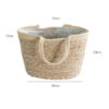 Handmade rattan flower basket - Image 6