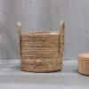 Natural hand woven flower basket - Image 3