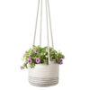Straw Rattan Hemp Rope Hanging Basket Hanging Flower Pot Green Plant Potted Plant Flower Basket - Image 4