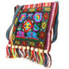 Ethnic style embroidered linen tassel bag - Image 7