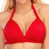 Big Breast Bikini Unlined Top Strap Solid Color Wireless Swimsuit European And American Swimwear Women - Image 3