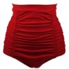 Sexy Solid High Waist Bikini Bottom Women Swimwear Adjustable Briefs Brazilian Cut Swimsuit Panties Underwear Thong Bathing Suit - Image 3