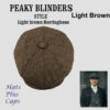 Wool Newsboy Caps Men Herringbone Flat Caps Gatsby - Image 2