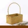 Seaweed Wicker Rattan Flower Basket Storage Table Top Organizer Gift Basket Decorative Storage Basket - Image 2