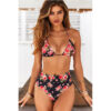 Sexy High Waist Split Swimsuit Women European And American Split High Waist Bikini - Image 3