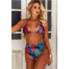 Sexy High Waist Split Swimsuit Women European And American Split High Waist Bikini - Image 6