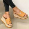 Platform sandals wedge heels fashion sandals - Image 3