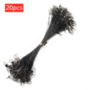 20PCS Anti Bite Steel Fishing Line Steel Wire Leader With Swivel Fishing Accessory Lead Core Leash Fishing Wire 15CM-50CM - Image 7