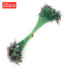 20PCS Anti Bite Steel Fishing Line Steel Wire Leader With Swivel Fishing Accessory Lead Core Leash Fishing Wire 15CM-50CM - Image 6