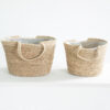 Handmade rattan flower basket - Image 2