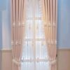 Plush Rabbit Cute Princess Pink Children's Room Curtain - Image 4