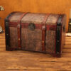 Antique Old Wooden Box Antique Haunted House Show Stage Props Box - Image 4