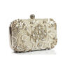 Women's Hand Sewn Rhinestone Chain Evening Bag - Image 5