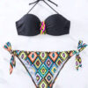 Women's High Waist With Straps Sexy Split Bikini - Image 5