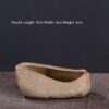 Stoneware Small Stone Succulent Plant Ceramic Flower Pot - Image 2
