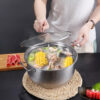 11PCS Induction Non Stick Stainless Steel Cookware Cooking Pot Pan With Lids Set - Image 8
