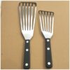 Set Of 2 Small And Large Stainless Steel Slotted Tur - Image 3