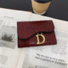 Solid Color Folding Women's Soft Leather Wallet - Image 10