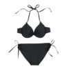 Women's Pink Rose Red Bikini Swimsuit With Steel Bracket - Image 10