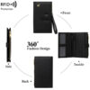 RFID Anti-magnetic Passport Holder Multifunctional Long Ladies Wallet - Image 8